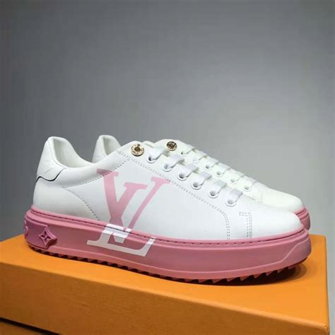 sneaker time out lv|louis vuitton trainer sneaker pink.